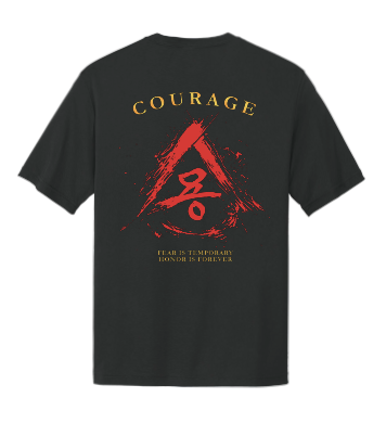 PMMA "Courage" T-Shirt (Sport-Tek ST350)